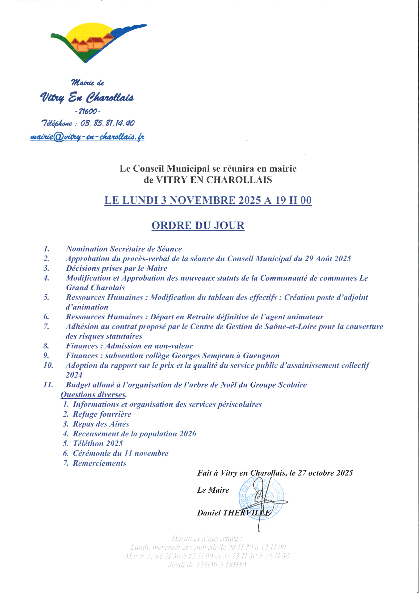 conseil municipal