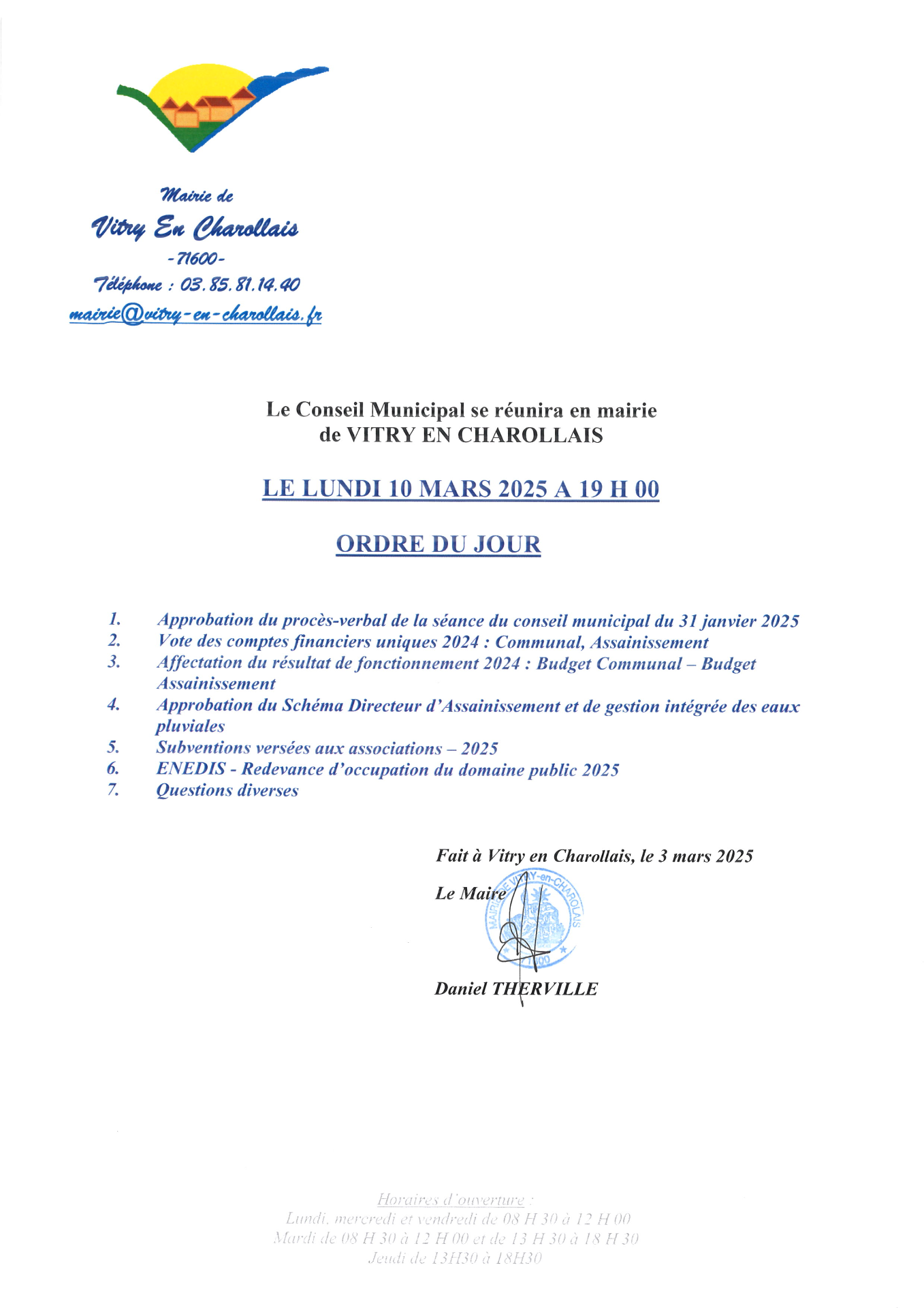 Conseil Municipal